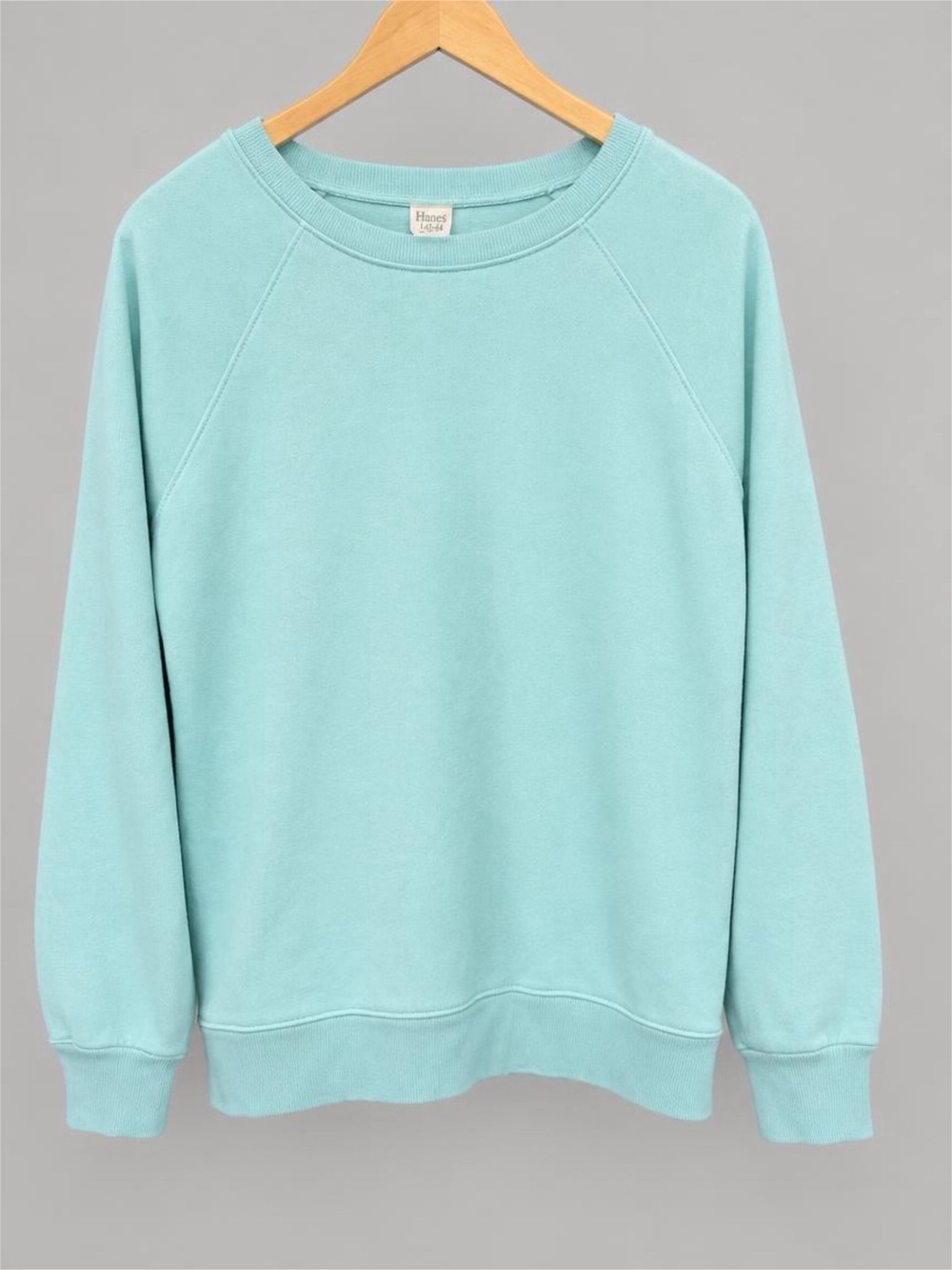 Time and Tru Light Mint Crewneck Sweater